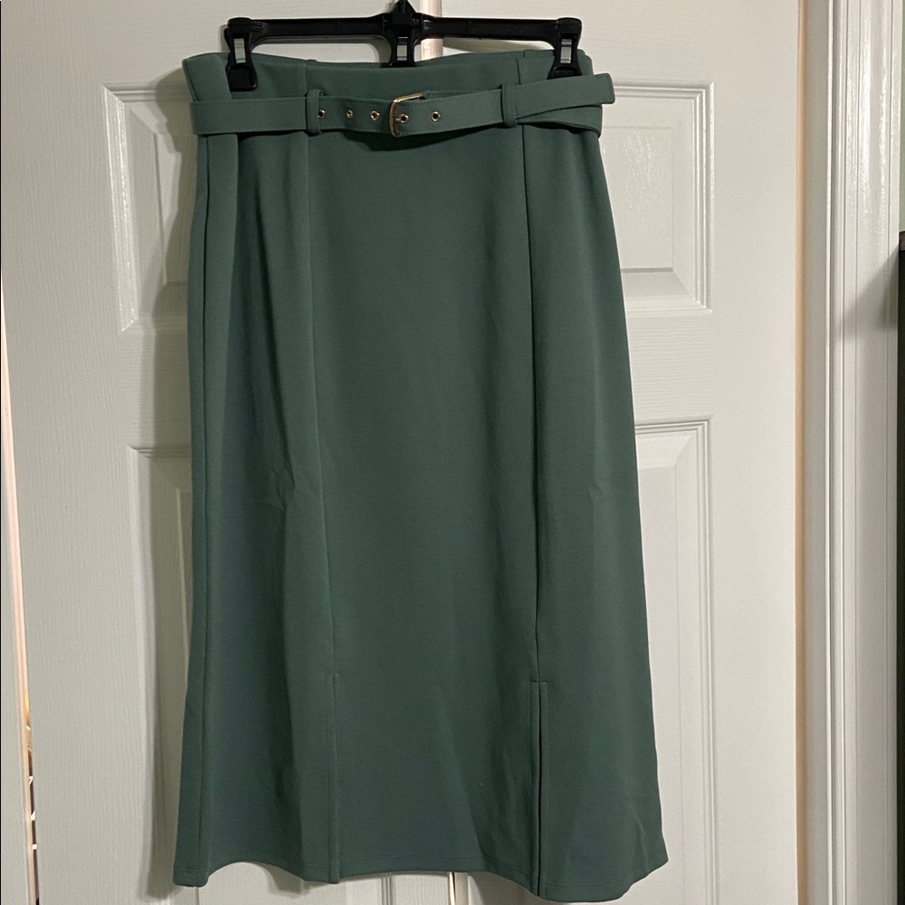 Liz Claiborne Green Pencil Skirt